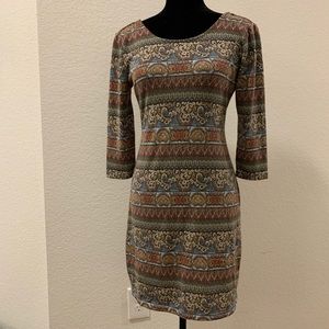 Paisley Sweater Dress